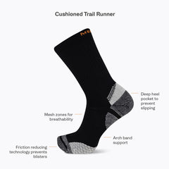 Cushion Trail Runner Tab Sock - Socks - Merrell Near Me