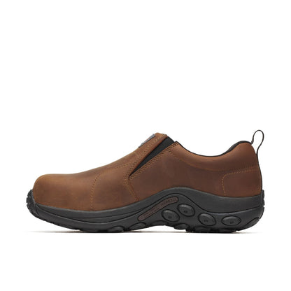 Men - Jungle Moc Leather Hi-Vis Carbon Fiber Low Wide Width - Slip Ons - Merrell