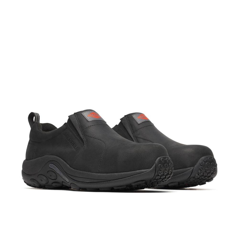 Men - Jungle Moc Leather Hi-Vis Carbon Fiber Low Wide Width - Slip Ons - Merrell Discount