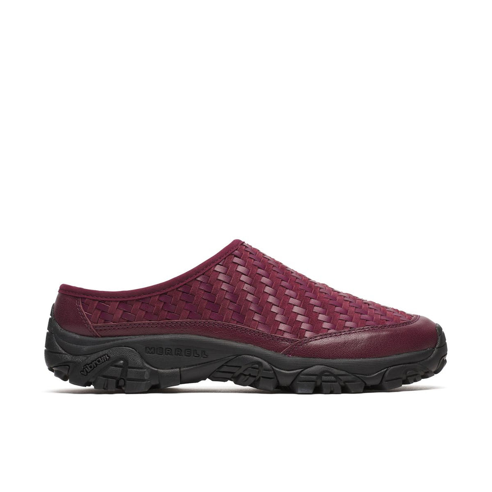 Unisex Moab 2 Slide Leather Woven 1TRL Casual Slip Ons - Merrell Discount
