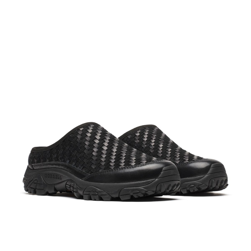 Unisex Moab 2 Slide Leather Woven 1TRL Casual Slip Ons - Merrell Onsale
