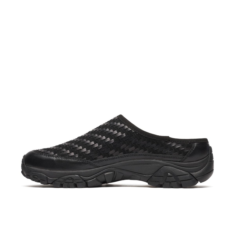 Unisex Moab 2 Slide Leather Woven 1TRL Casual Slip Ons - Merrell Onsale