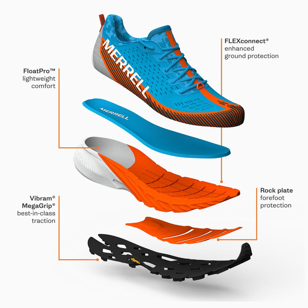 Mens Agility Peak 5 Trail Running Shoes - Merrell Near Me