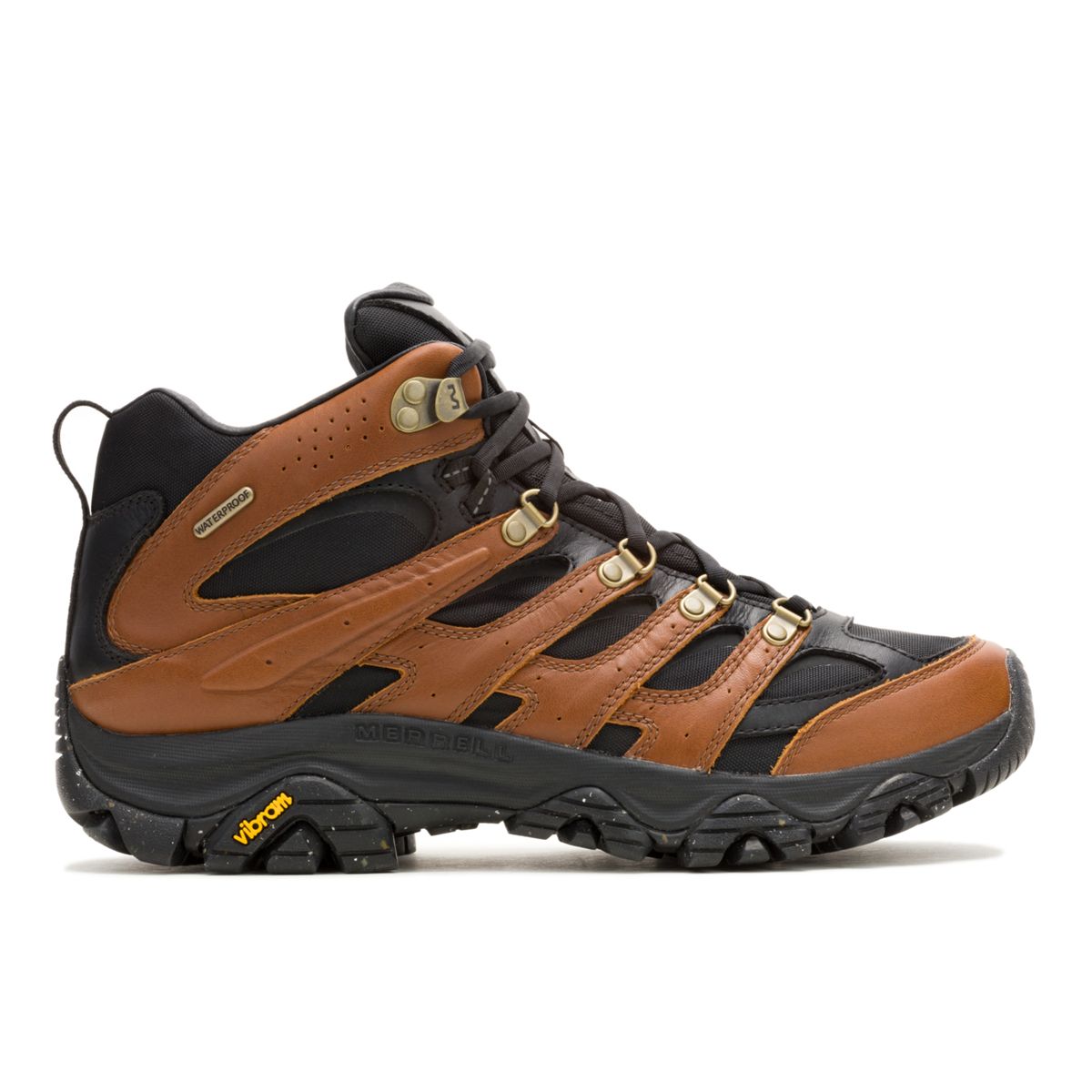 Men - Moab 3 Luxe Leather Mid Waterproof - Boots - Merrell On Sale