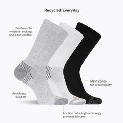 Recycled Low Cut Tab Sock 3 Pack - Socks - Merrell US