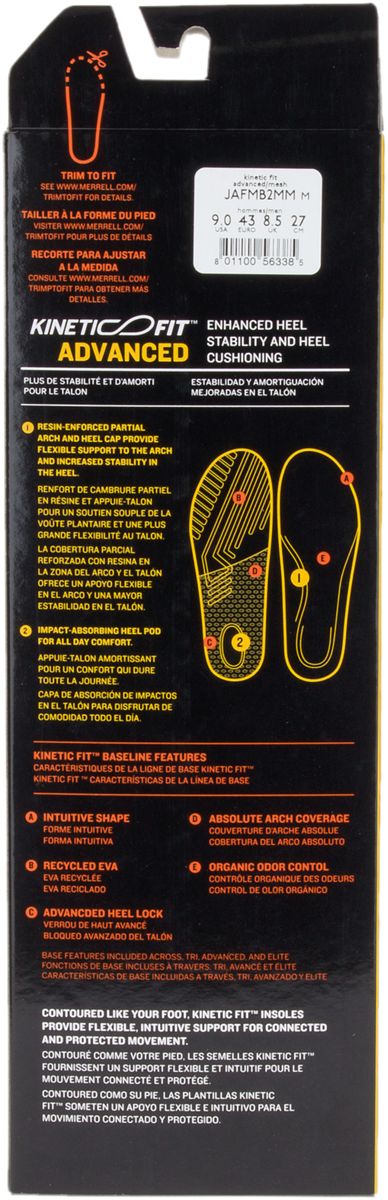 Women - Kinetic Fit™ Advanced Footbed - Insoles - Merrell