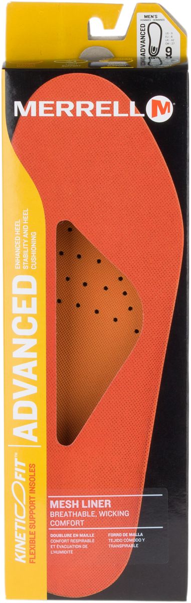Mens Kinetic Fit Footbed Wide Width Insoles - Merrell On Sale
